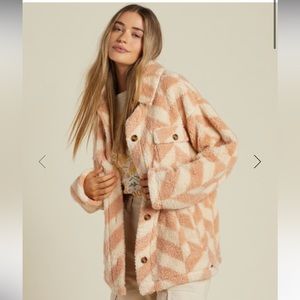 Billabong Button-Up Teddy Bear Jacket